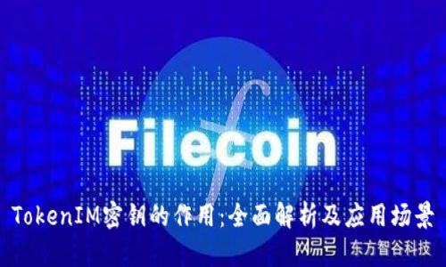 TokenIM密钥的作用:全面解析及应用场景