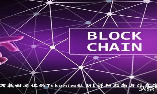 如何找回忘记的Tokenim私钥?详细指南与注意事项
