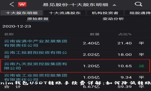 Tokenim钱包USDT转账手续费详解：如何降低转账成本