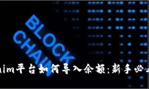 Tokenim平台如何导入余额：新手必看指南