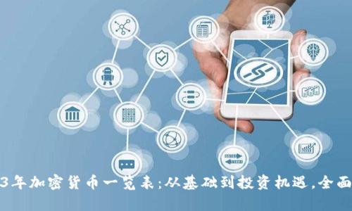2023年加密货币一览表：从基础到投资机遇，全面解析