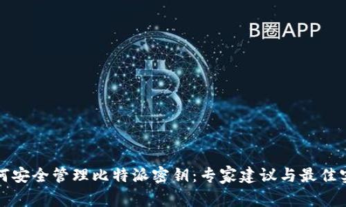 如何安全管理比特派密钥:专家建议与最佳实践