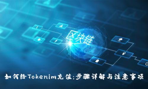 如何给Tokenim充值：步骤详解与注意事项