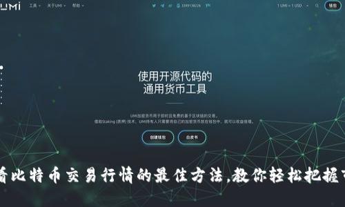 即时查看比特币交易行情的最佳方法，教你轻松把握市场动态